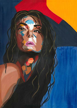 Abstract Portrait of a Woman
