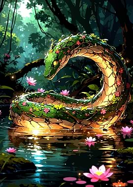 Enchanted Forest Serpent