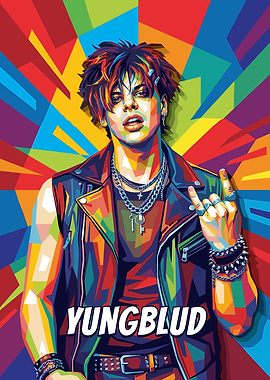 Yungblud Pop Art Portrait