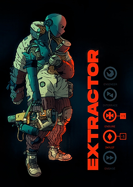 Sci-fi Extractor Character Art