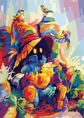 Vivi Ornitier with Birds