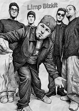 Limp Bizkit Band Portrait
