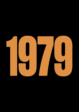 The Year 1979 in Orange Birthday