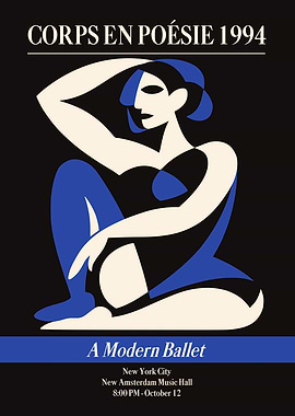 Corps en Poésie 1994 Ballet Poster