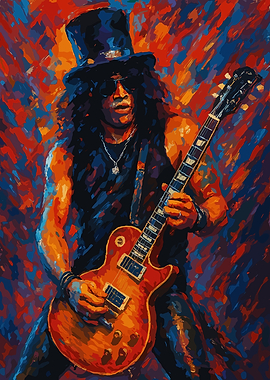 Slash Playing Guitar