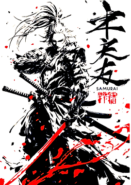 Samurai Warrior with Katana