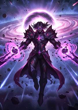 Dark Mage in Cosmic Battle