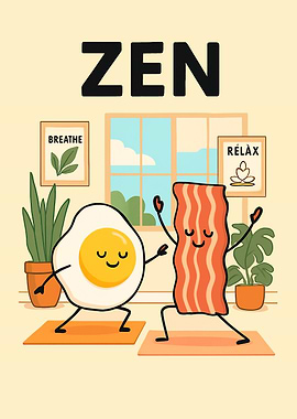 Zen Egg and Bacon Yoga