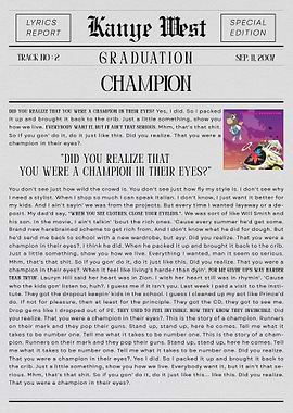 Kanye West Champion