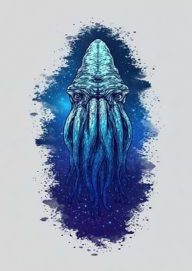 Cosmic Kraken Illustration