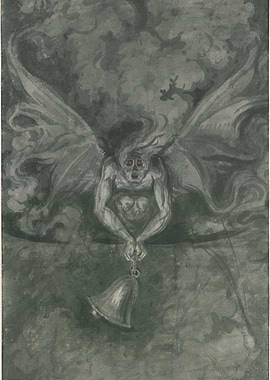 Demonic Figure with Bell
