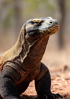 Komodo Dragon Close-up