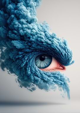Blue Smoke Eye