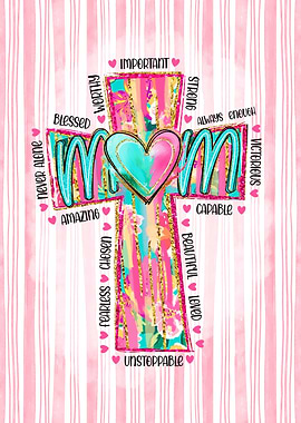 Christian Mom with Inspirational Words