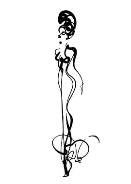 Abstract Fashion Illustration