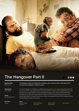 The Hangover Part II Movie Poster
