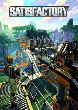 Satisfactory Game Cover Art