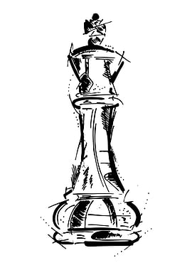 Sketch of a Chess Queen