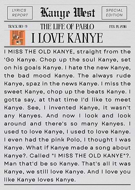 Kanye West I Love Kanye