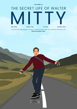 The Secret Life of Walter Mitty Movie Poster