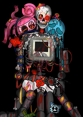 Disturbing Robotic Skeleton with Cartoon Elements