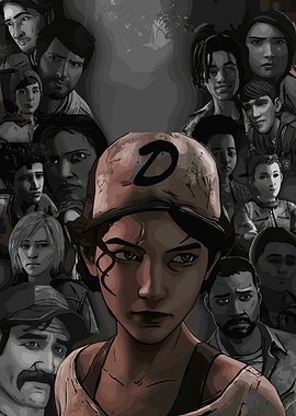 The Walking Dead Game Characters Montage