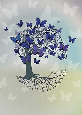 Tree of Butterflies