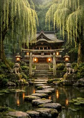 Traditional Garden in Japan