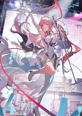 Singer Performing on Stage