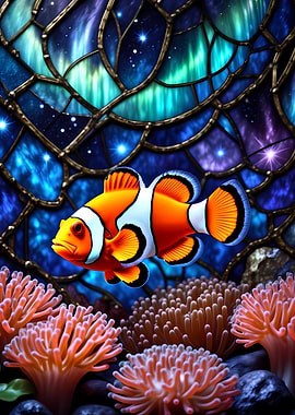 Clownfish in a Cosmic Anemone