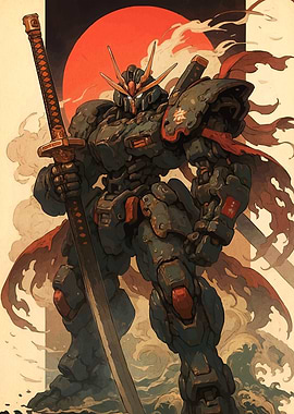 Samurai Mech with Katana