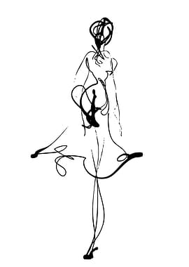 Abstract Fashion Sketch