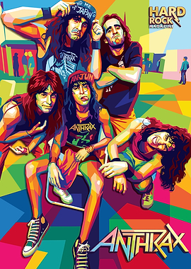 Anthrax Band Pop Art