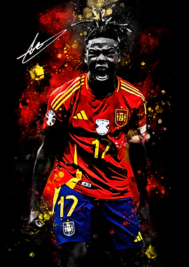 Football Player Nico Williams