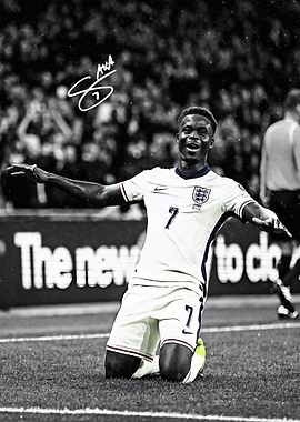 Bukayo Saka England Celebration