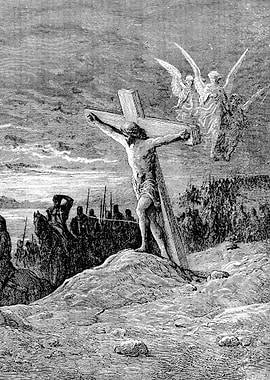 Miracles Gustave Dore Jesus Christ Crusades Engraving