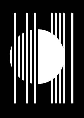 Abstract Geometric Design with Circle and Lines