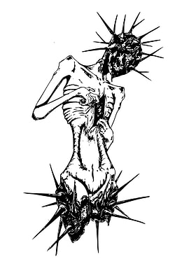 Horror Figure with Spikes