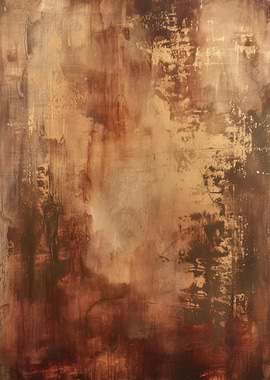 Abstract Earth Tones Painting