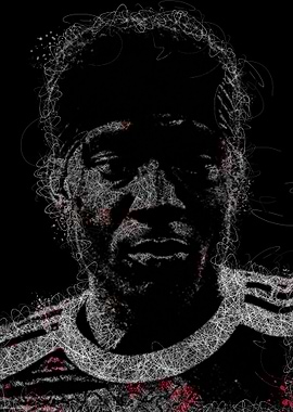 Noni Madueke Abstract Portrait