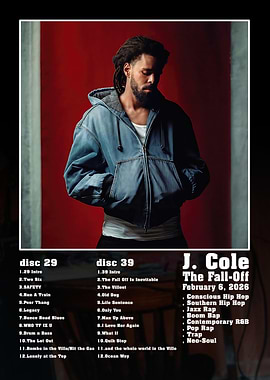 J Cole The Fall Off Album Art