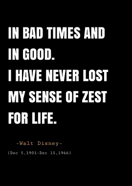 Walt Disney quote about life