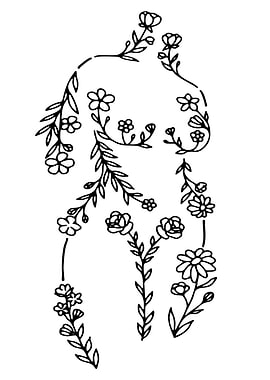 Floral Body Outline