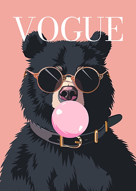 Bear on Vogue Cover
