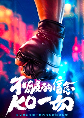 Fist with 'Unyielding Belief' Text