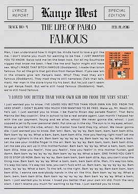 Kanye West Famous