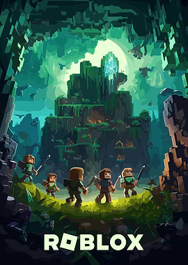 Roblox Adventure in a Lush Canyon