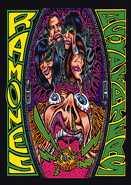 Ramones Zipper Skull Art