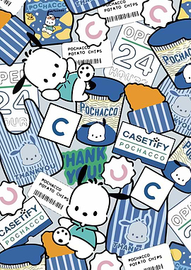 Pochacco Cute Character Pattern