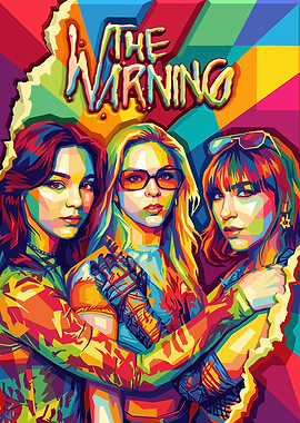 The Warning Pop Art Poster